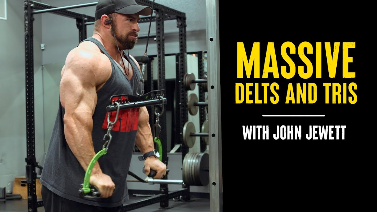 Массивные дельты и трицепсы с Джоном Джуэттом