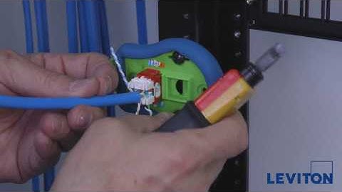 How to Terminate Leviton Flat QuickPort® Patch Panels