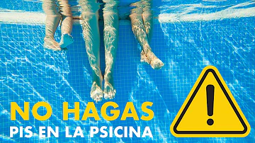 ¿Qué porcentaje de personas orinan en la piscina?