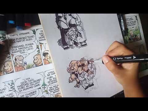 RECOLOR BENIGNO IGNO RAMOS PUGAD BABOY COMIC STRIP TIMELAPSE VIDEO