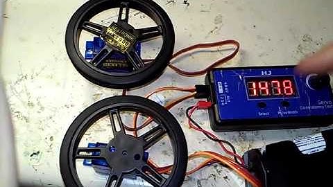 Continuous Rotation Servos: HXT900 vs Fitech FS90R