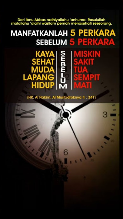 5 Perkara  | Story wa islami  | story wa islami hijrah