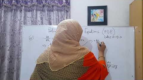 243709:Lecture-08 Partial differential Equation) by Yeasmin Akther