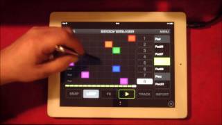 GrooveMaker 2, Demo and Tutorial for iPad and iPhone. This is Fast and Smooth screenshot 5