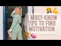 How to get your motivation BACK!! ⚡️4 TIPS! #Vlog