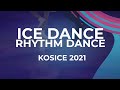 Natalie D’Alessandro / Bruce Waddell CAN | ICE DANCE RHYTHM DANCE | Kosice Week 3 – 2021 #JGPFigure