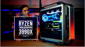 Building the ULTIMATE Ryzen Threadripper 3990X Dual Loop Watercooled Gaming PC
