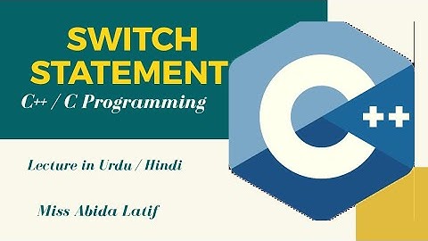 Lecture # 29 | Switch Statement in C++ | C++ Programming in Urdu | Innovative Computer Science Club