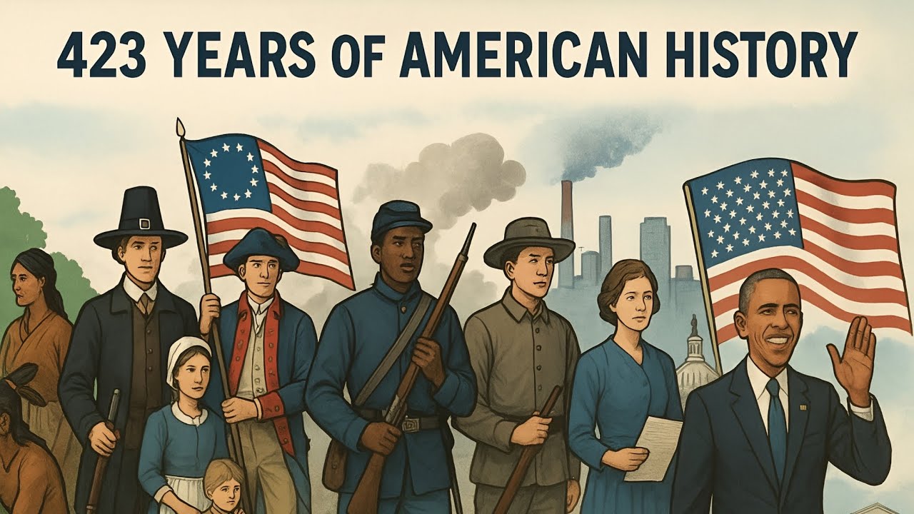 423 Years of American History | From Native America to Modern USA