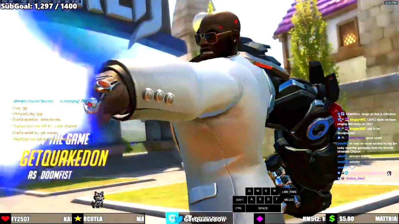 GetQuakedOn Doomfist Main - POTG [ Overwatch Season 35 Top 500 ]