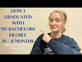 How I Got a Bachelors in Less than 6 Months and 10 Tips for You || WGU 23 Classes in 20 Weeks