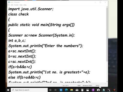 PROGRAM IN JAVA TO FIND THE GREATEST OF THREE NUMBERS PRACTICALLY SOLVED
