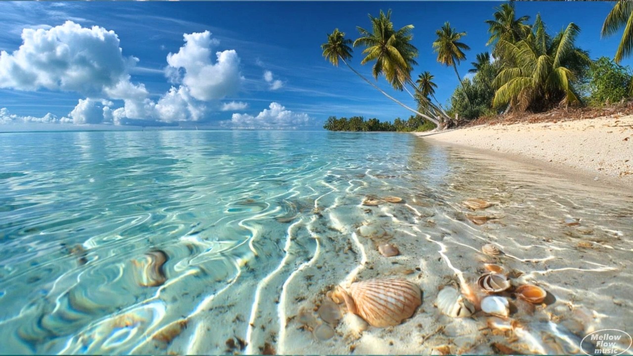 【Live】24/7 Chill Ocean Relaxing House Music 2026 | Mellow Flow Music