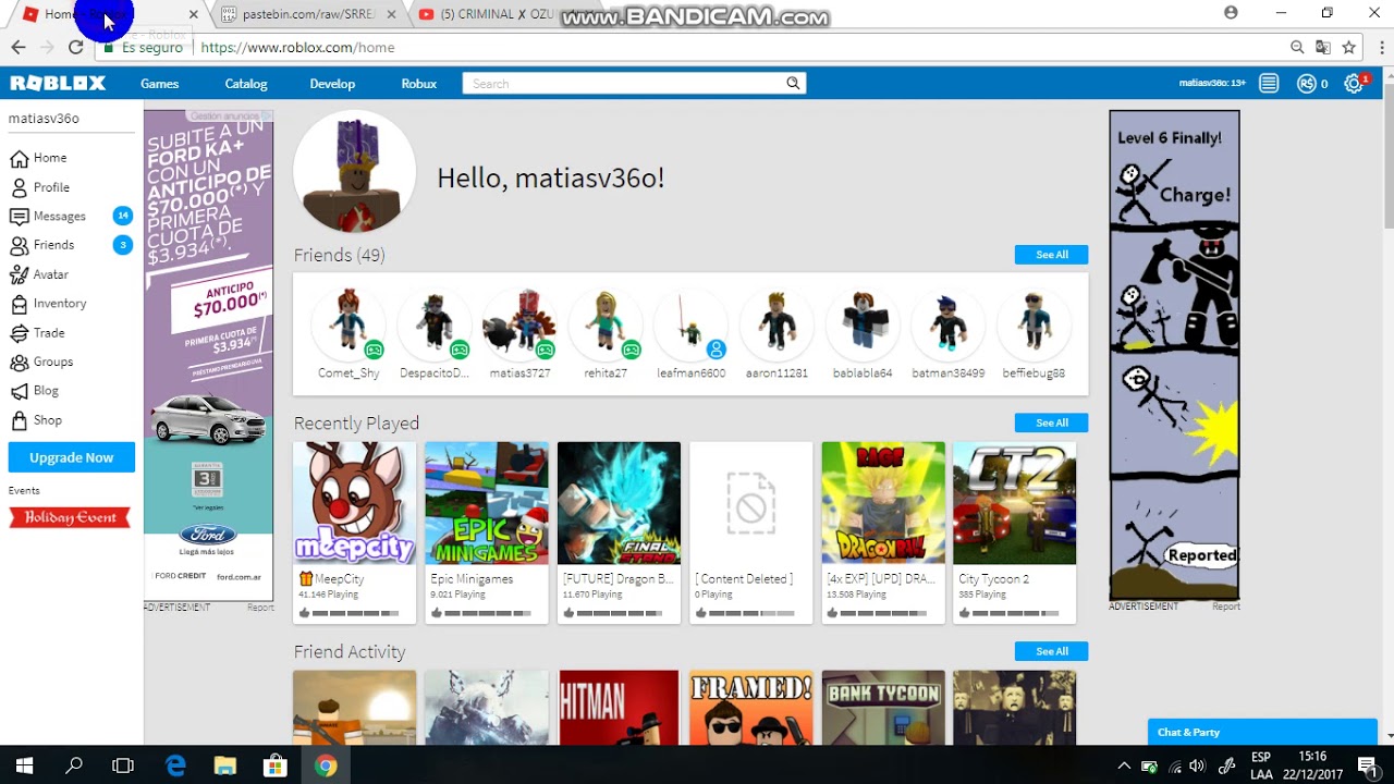 Como Tener Robux Gratis Muy Rapido 2017 Youtube - robux gratis 2017 rapidos