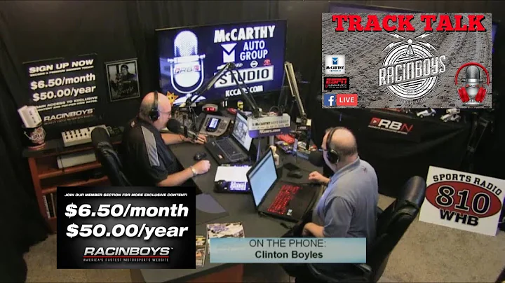 Track Talk April 7 Clinton Boyles