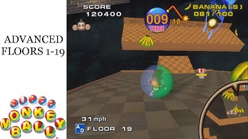 SUPER MONKEY BALL (GC) Part 2 | Advanced Floors | Blind Playthrough | No Commentary