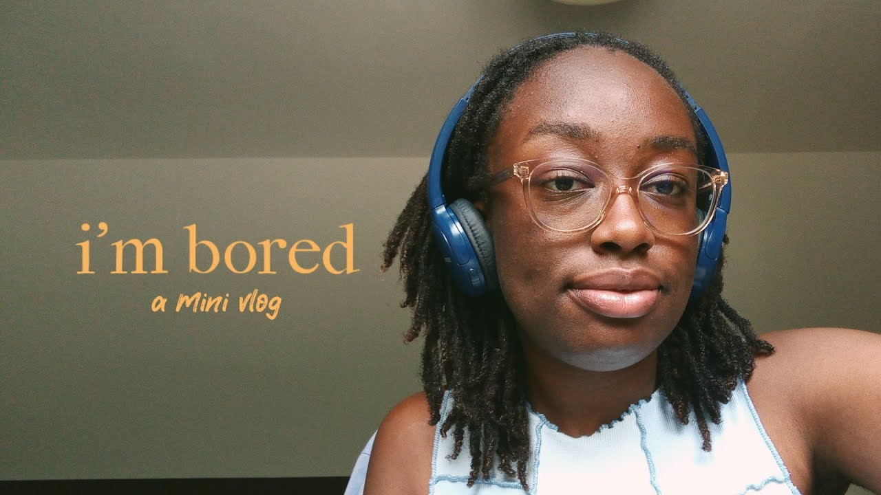 je m'ennuie - un vlog (+ un mini book review)