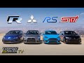 Ford Focus RS Showdown - Golf R, STI, Evo X - TV Season 1 Ep. 3 | Everyday Driver