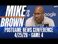 Mike Brown reacts to Knicks' emphatic win over Atlanta tying their playoff series at 2-2