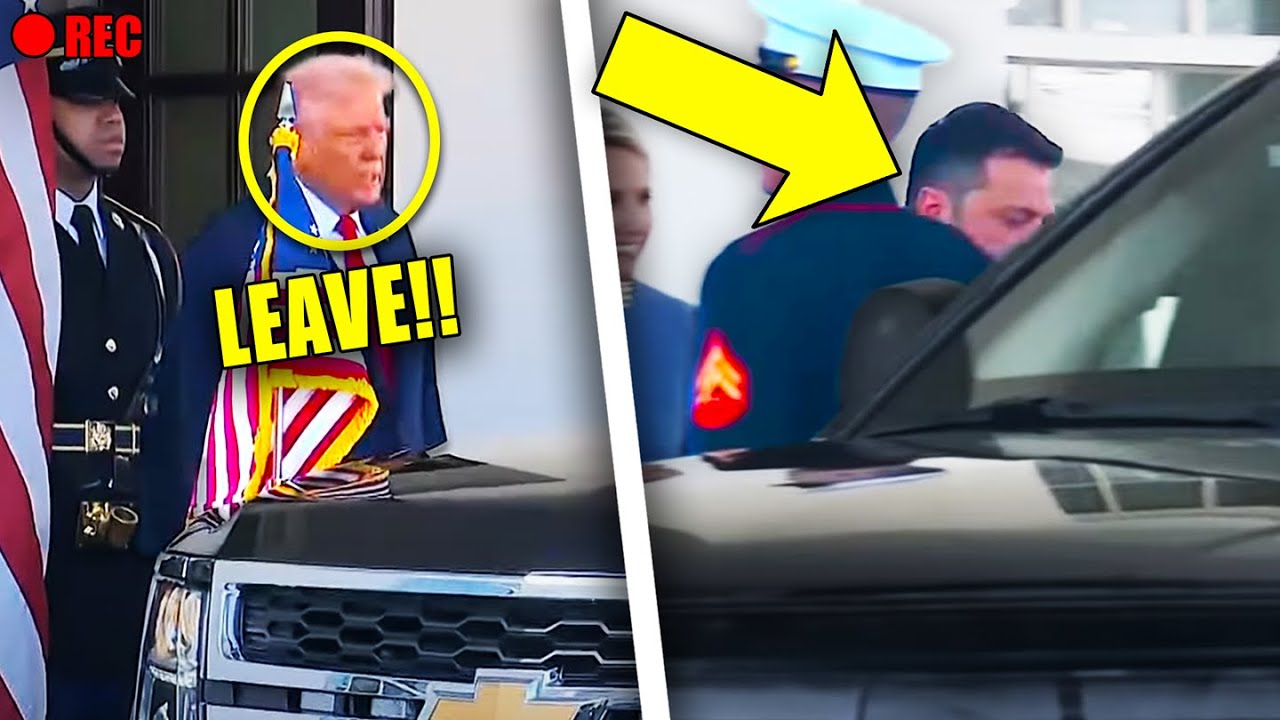 Watch Trump KICK ZELENSKYY OFF White House Grounds, NIGHTMARE!