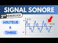 Signal sonore son  hauteur et timbre  seconde  physique