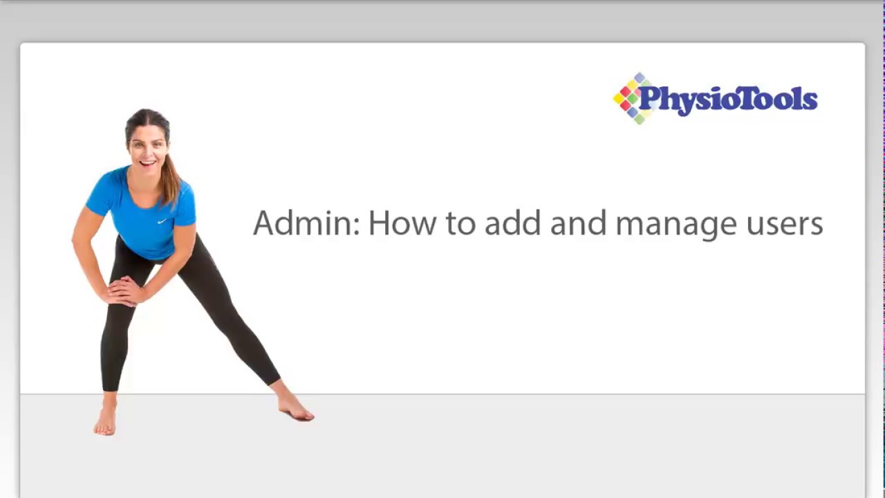 Admin: How to add and manage users - YouTube