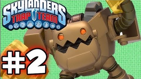 SKYLANDERS TRAP TEAM GAMEPLAY WALKTHROUGH - PART 2 - NEW GULPER!!