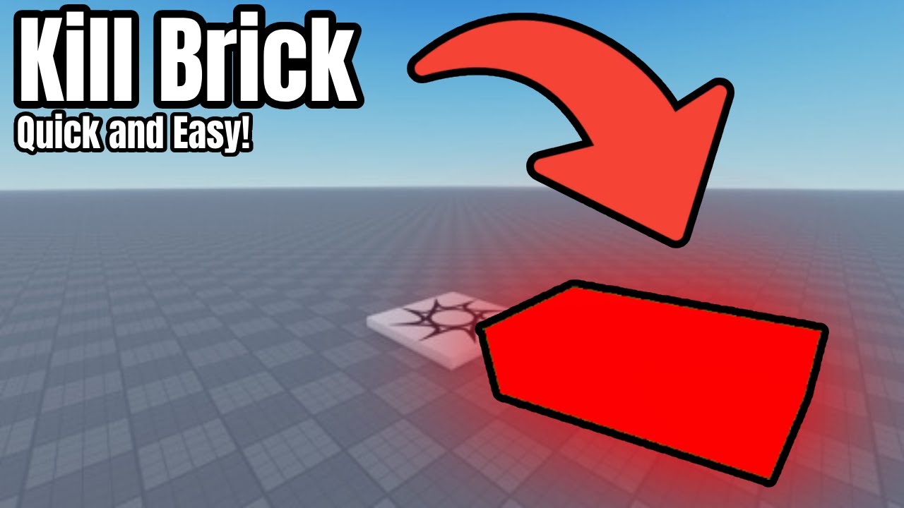 How To Make A Kill Brick In Roblox Studio YouTube 
