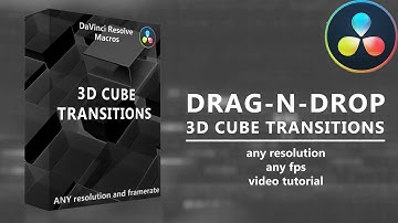 3D Cube Transition Pack ★ DaVinci Resolve Templates ★