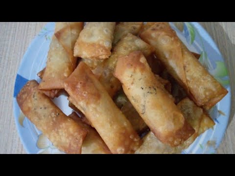 Chicken spring rolls recipes_چکن رول بنانے کا طریقہ