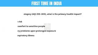 Air Quality Index (AQI)  🌍 | How Air Pollution Affects Your Health | Science Facts