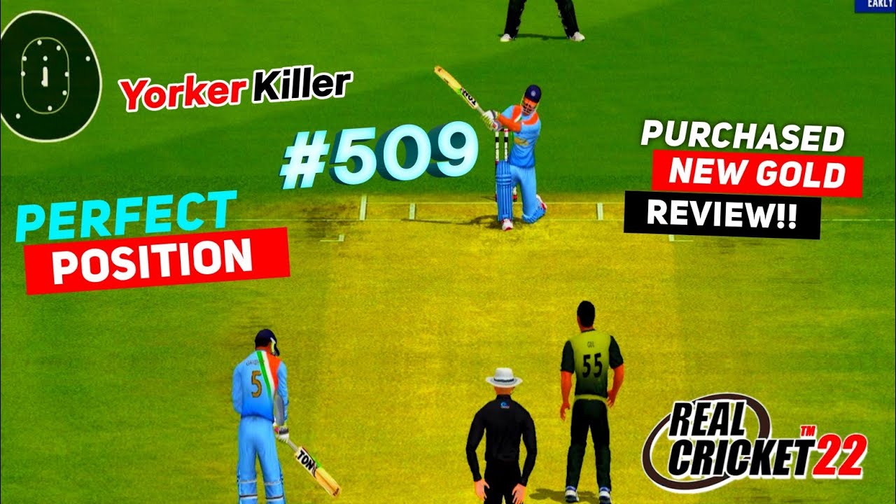 🔥 Real Cricket 22 New Gold Shot 509 Rc22 New Gold Shot Review Real
