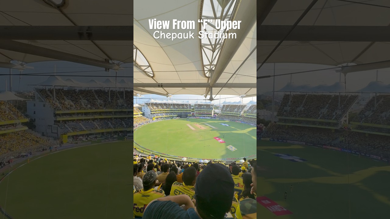 Chepauk Stadium View From “F” Upper 