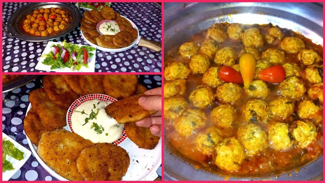 اقتراح لوجبة غذاء أو عشاء😋هنيتك من التخمام ودائما مع اللذة والبساطة/مقيلة لذيذة بزاف/بطاطس مقرمشة😍👌