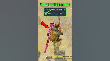 ✅ Best Quick Weapon Switch Settings in CODM BR🔥Pro Settings in CODM💯 Codmobile #shorts #codmbr #codm