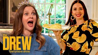 Drew Makes Pasta al Limone with TikTok's Pasta Queen