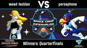 weed lesbian (Zelda) vs persephone (Falco) - Winners Quarterfinals - DE:LAN Space Camp