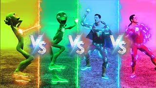 COLOR DANCE CHALLENGE DAME TU COSITA VS SHAZAM  - Alien Green dance challenge by MONSTYLE GAMES 13,847 views 1 year ago 1 minute, 59 seconds