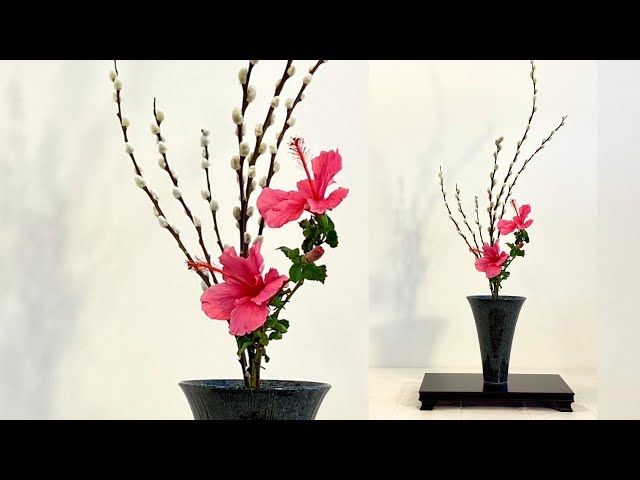 池坊花道生花示範Ikebana - Ikenobo SHOKA: Japanese art of Flower