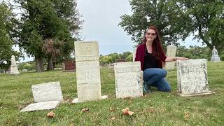 Visiting the Grave of John Hamilton, 1864 Wagon Train Member