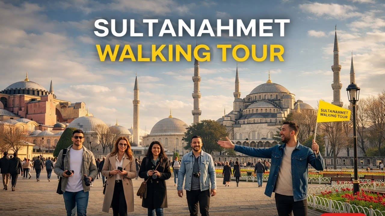İSTANBUL AFTERNOON WALK with Captions | Sultanahmet Walking Tour [4K/60fps]