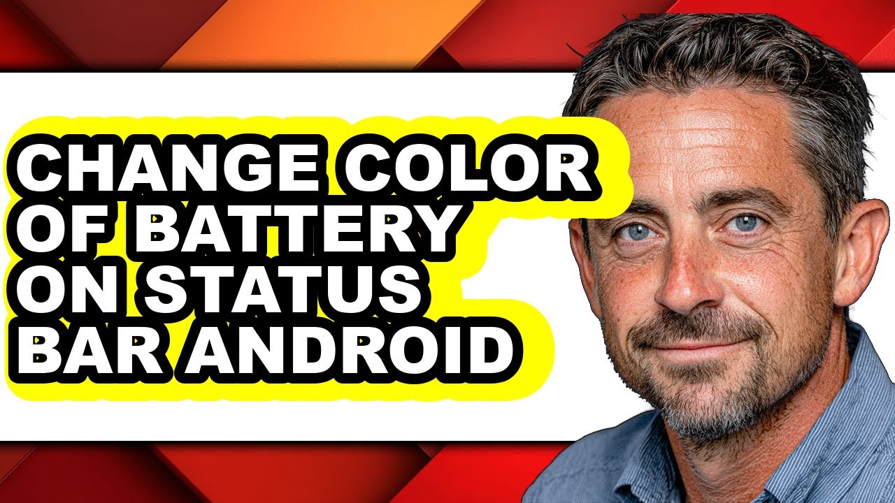 How to Change Color of Battery on Status Bar Android (easy Method ...