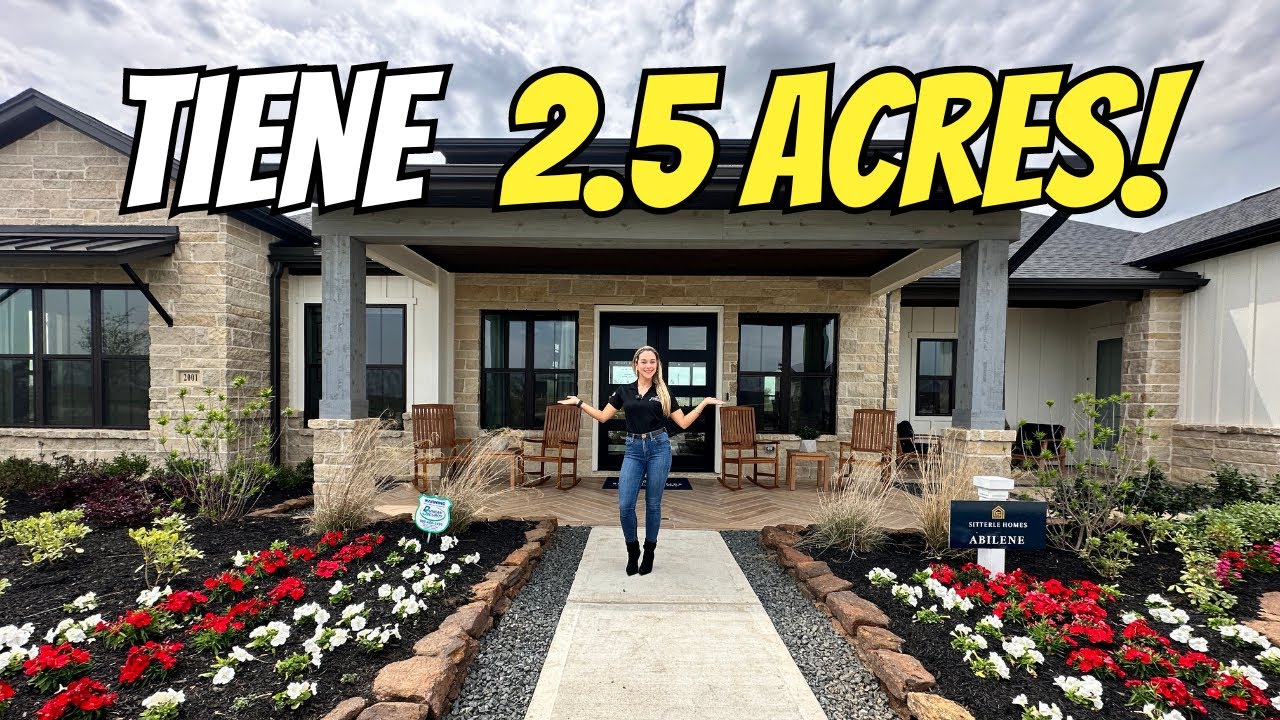 Casas enormes personalizadas de 1+ acres: increíbles precios cerca de Houston