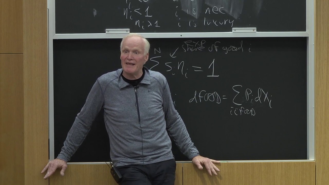 Utility maximization: Broad categories of goods tend to be normal