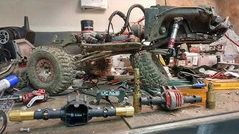 SCX10ii BROKEN XR Width BeefTubes axle replacement!!