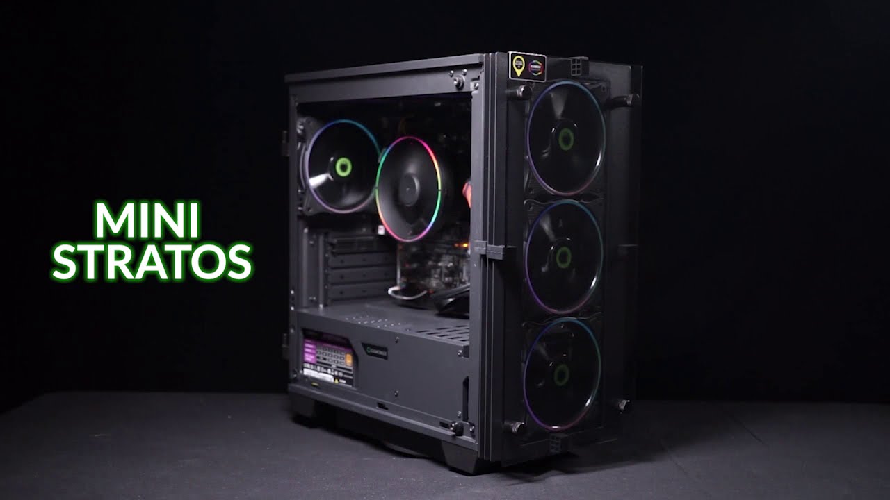 Gabinete Gamemax Gamer H609 Mini Stratos Vidro Temperado - Umpoukodetudo