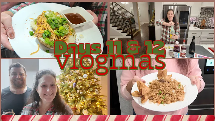 Vlogmas Days 11 & 12 | Decorate the Tree +Daily  Vlogs + What I Eat in a Day