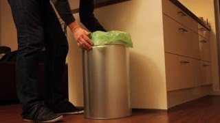 Wesco Pushboy Retro Mülleimer | Müllbeutel wechseln