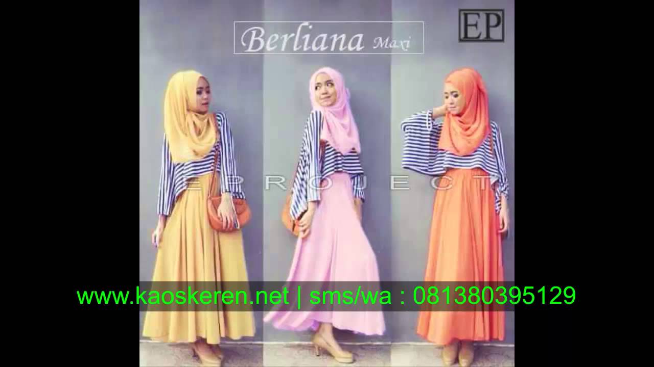 Gambar Desain  Baju Gamis  Sederhana  Kerabatdesain