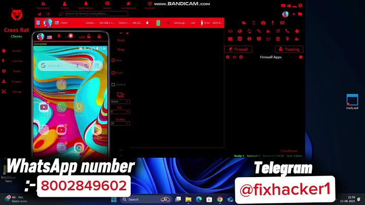 👉 Craxs RAT 2025 Setup | Android 15 Remote Access | Play Protect Bypass Guide
